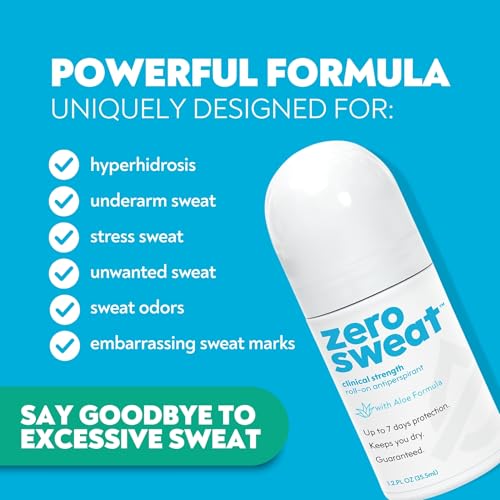 ZeroSweat Antiperspirant Deodorant with Aloe - 1.01 Fl Oz