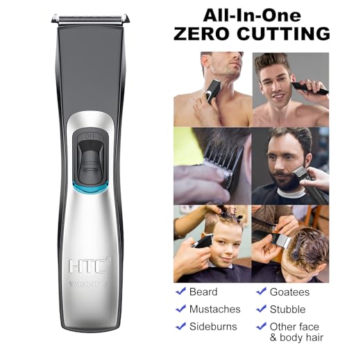 HTC Men's Hair Clippers & Beard Trimmer Grooming Kit
