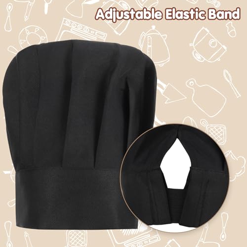 Adjustable Waterproof Chef Apron & Hat Set - 2 Pack