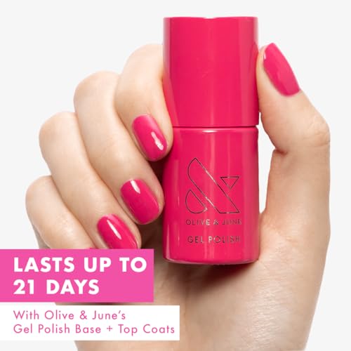 Olive & June Gel Nail Polish - XOXO Hot Pink, HEMA-Free Formula