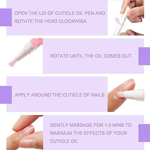 GRUNIL Cuticle Oil Pen - 15 Flavors for Nail Growth & Care