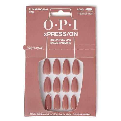 OPI xPRESS/ON Long Almond Press-On Nails | El Mat-Adoring You