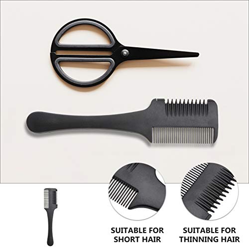 LEORX Double-Sided Razor Hair Cutter Comb with Safety Shield