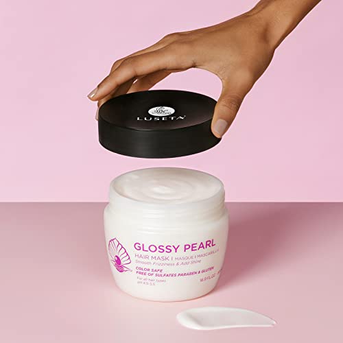 Luseta Glossy Pearl Hair Mask for Dull Hair - Deep Hydration & Frizz Control