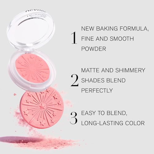 UCANBE First Sight Champagne Baked Blush for Cheeks, Seamless & Long-Lasting Glow Palette