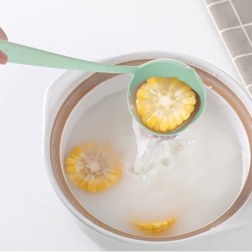 Ciieeo 2-in-1 Straining Ladle with Filter and Pour Spout - 11.41 Inch