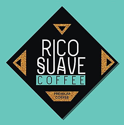 Rico Suave Premium Coffee - 100% Ecuadorian Arabica Beans, Medium-Dark Roast, Whole Beans (340g)