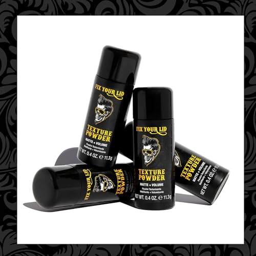 Fix Your Lid Volumizing Matte Hair Powder for Men, 0.4 oz - Root Lift & Texture