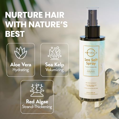 O Naturals Sea Salt Spray for Men - Texturizing Hair Spray, 8 oz