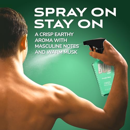 BOD man Fresh Guy Fragrance Body Spray for Men, 8 oz - 2 Pack