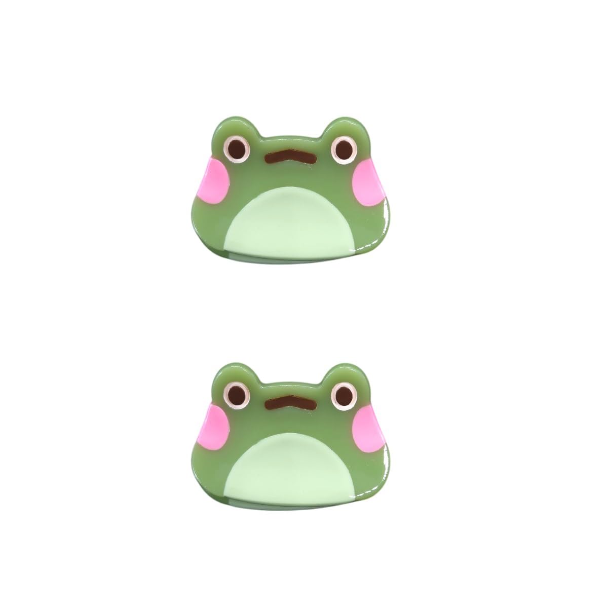 Small Green Frog Hair Clip - Acetate Hair Claw for Women | Cute & Fun Accessory