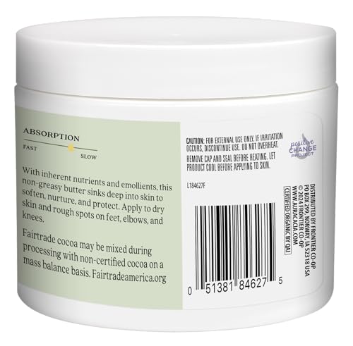 Aura Cacia Natural Cocoa Butter - 4 Ounce (113 g) for Skin Moisturizing & DIY Projects