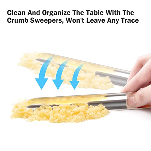 Stainless Steel Crumb Sweepers - 2 Pack Table Crumber Tool for Waiters