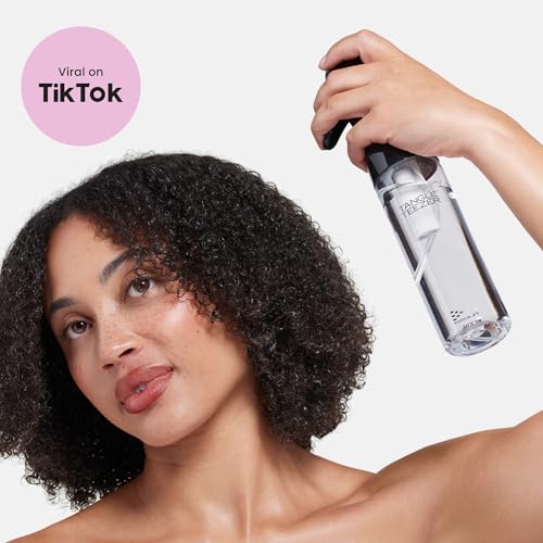 TANGLE TEEZER Refillable Fine Mist Spray Bottle Black 10.1 oz Hair Care