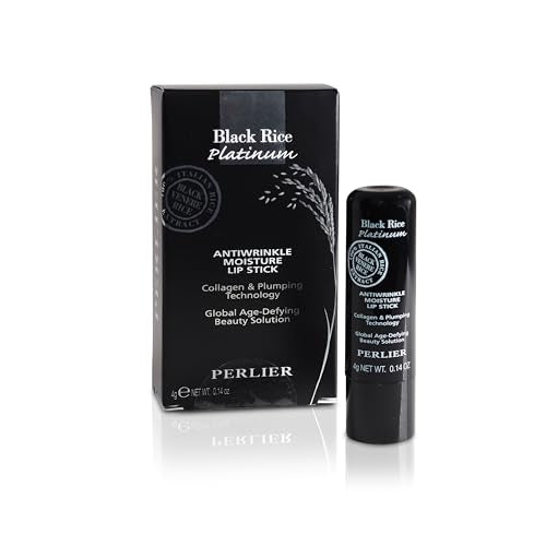 Perlier Black Rice Plumping Lip Balm with Collagen - 0.14 fl. oz