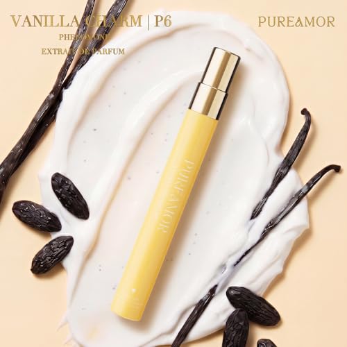 PUREAMOR Vanilla Charm Pheromone Perfume for Women - Long Lasting Extrait