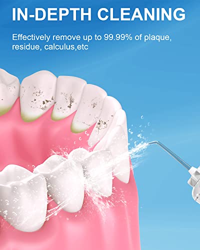 MySmile 10-Piece Oral Irrigator Nozzle Set for Waterpik & Mocel