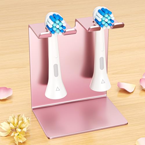 WAYASI Rose Gold Electric Toothbrush Holder - Wall Mounted & Desktop
