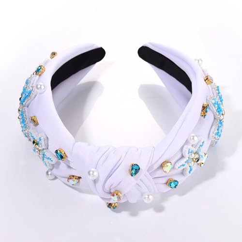 JERTOCLE Starfish Headband for Women Summer Beach Hair Accessories - Tropical Ocean Knot