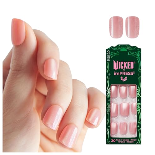 imPRESS Glinda-fied Press On Nails - Pink Short Squoval Set