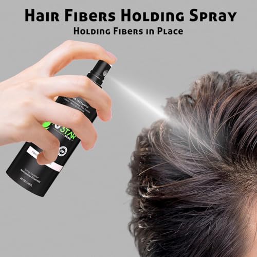 USTAR Hair Building Fiber Hold Spray – 4oz Natural Finish Mist