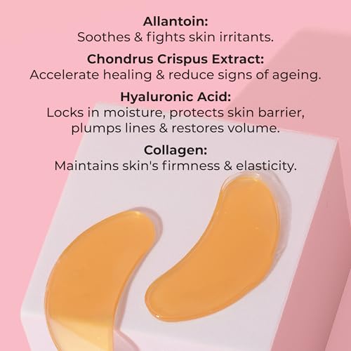 MCoBeauty Active Gold Hydrogel Night Eye Patches for Dark Circles & Puffiness