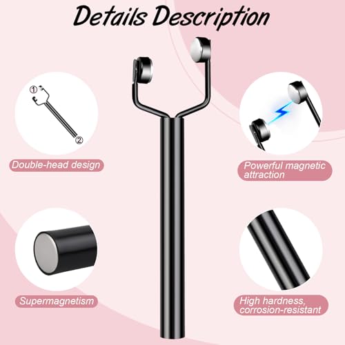 Dexspoeny 3-in-1 Cat Eye Nail Magnet Y-Shaped Magnetic Tool for Gel Polish