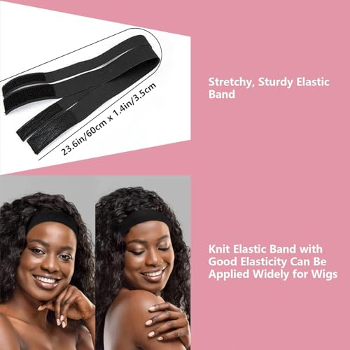 Goiple Edge Control Wax Set for Women Strong Hold Non-Greasy Strawberry Scent 6pcs - Includes Travel Size & Brushes
