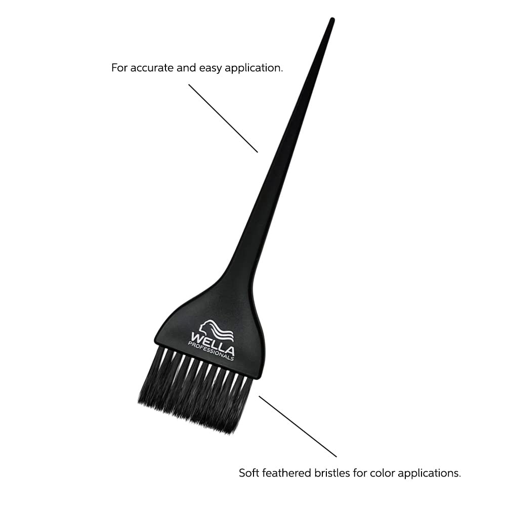 Wella Professionals Color Brush - Black Color Mixing Tool for Salon & Home Use | Precision Application