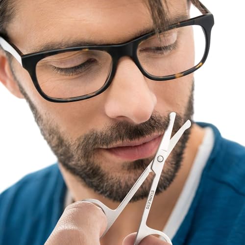 Rounded 24 PCS Grooming Scissors for Men & Women - Precision Safety Tips