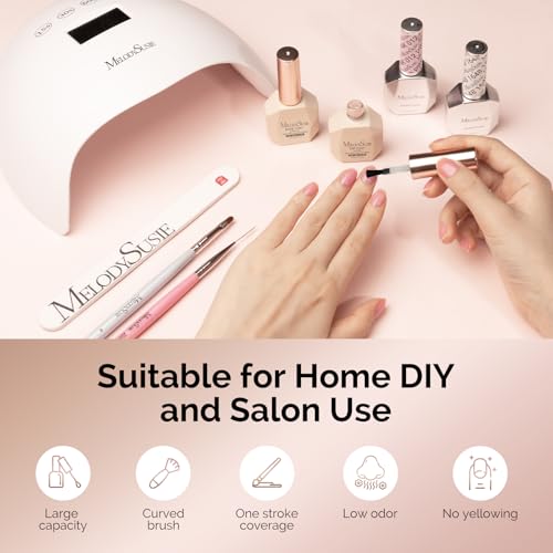 MelodySusie HEMA-Free Gel Top & Base Coat Set - 15ML