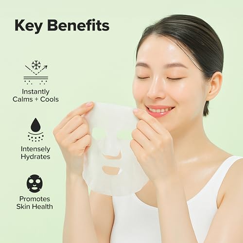 Beauty of Joseon Centella Asiatica Calming Face Mask – Hydrating & Soothing Sheet Masks for All Skin Types, 10 Sheets