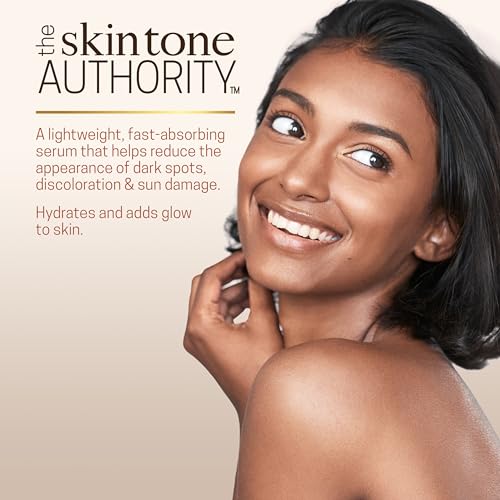 Ambi Even & Clear 20% Vitamin C Glow Serum - Hydrating Brightening for All Skin Types (1 oz)