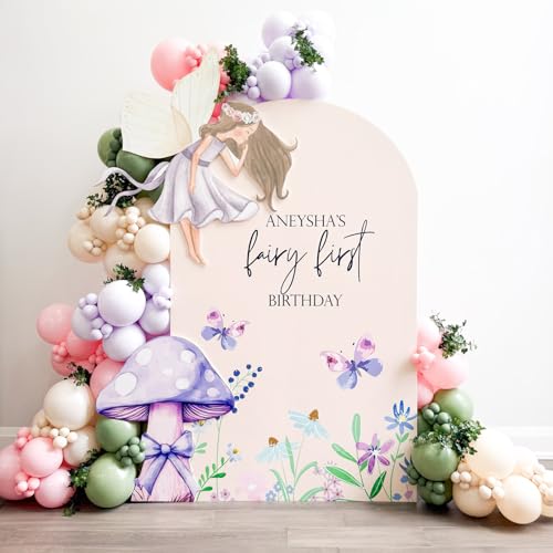 Pastel Balloons Set - 12 Inch Fairy Wildflower Party Decor