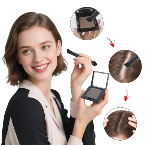 VOLLUCK Medium Blonde Root Touch Up Powder - 0.42 Ounce for All Hair Types
