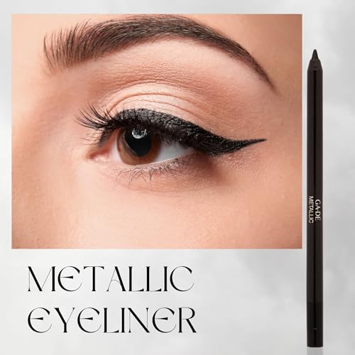 GA-DE Metallic Black Eyeliner 100 Waterproof Velvety Eye Pencil