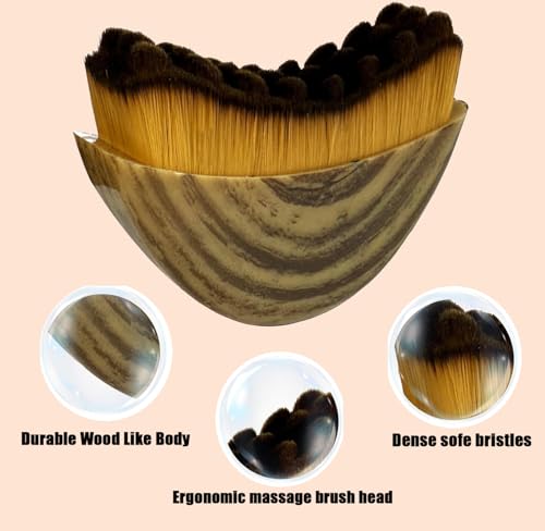 RAXSEG Lymphatic Contour Face Brush for Sculpting & Skin Detox