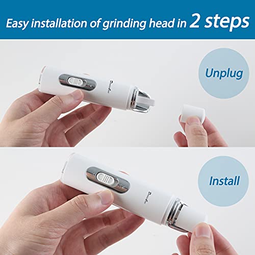 DenniesCare Electric Nail Buffer Replacement Rollers - 10 Count Set