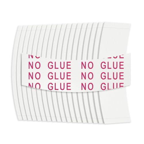 Sunshine Tape Double Sided Hairpiece Tape - 108 Pieces, Back Curve Strips