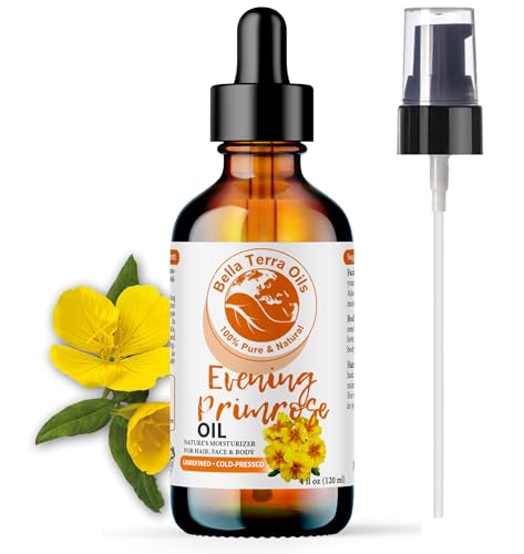 Bella Terra Oils - Natural Evening Primrose Oil 4oz Unveiling the