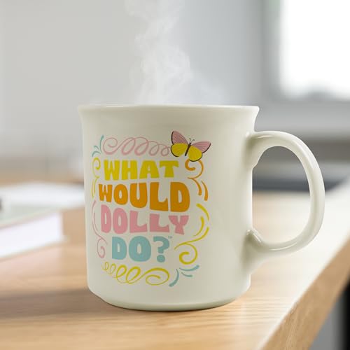 Dolly Parton What Would Dolly Do 16-Oz Ceramic Mug - Microwave Safe