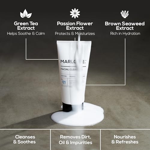 MARLOWE. Men’s Daily Facial Cleanser - Hydrating Face Wash, 6 oz
