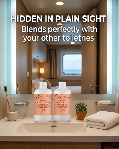 SpareCruise Hidden Liquor Shampoo Bottles - 32oz Discreet Travel Flasks