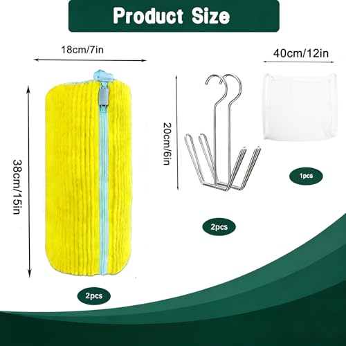 Reusable Shoes Washing Machine Bag Kit with Dryer Racks