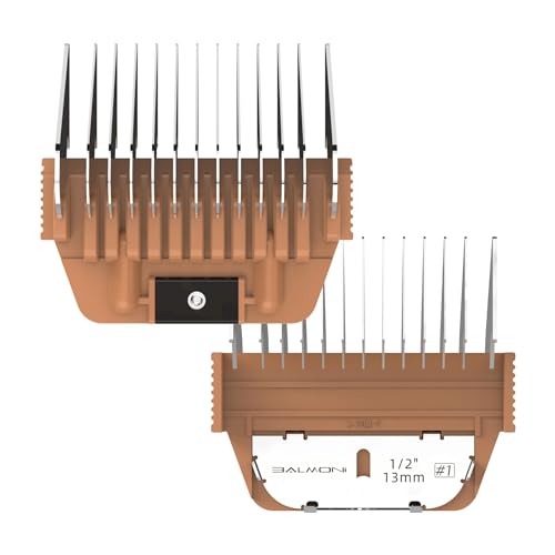 BALMONI Stainless Steel A5 Wide Guide Comb - 13mm 1/2" Grooming Guard