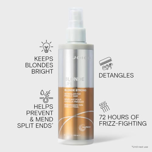 Joico Blonde Life Blonde Strong Conditioning Detangler | For Fragile Blonde Hair | Prevents Split Ends & Breakage | 72 Hour Humidity Protection | 6.7 Fl Oz