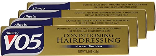 Alberto VO5 Conditioning Hairdressing for Dry Hair - 1.5 oz (Pack of 4)