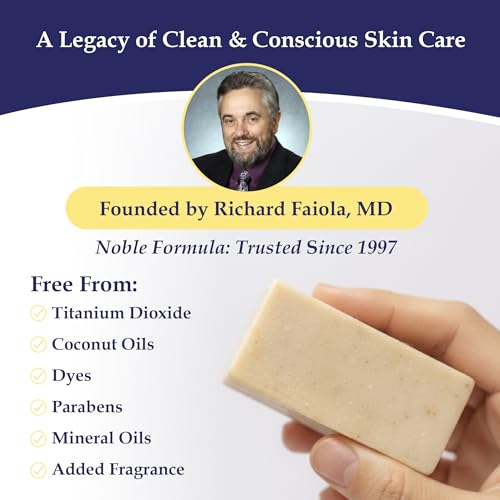 Noble Formula 1% Pyrithione Zinc Soap Bar with Shea Butter - 3.25 oz