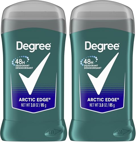 Degree Men Arctic Edge Deodorant - 48-Hour Odor Protection (Pack of 2)
