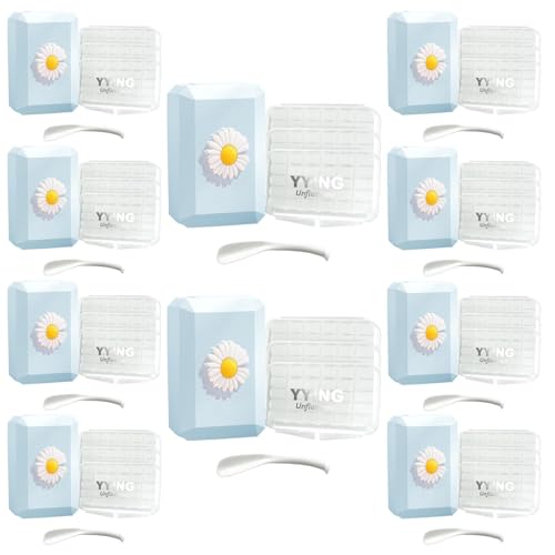 YYING Orthodontic Wax for Braces - 10 Boxes Precut Dental Wax with Mirror